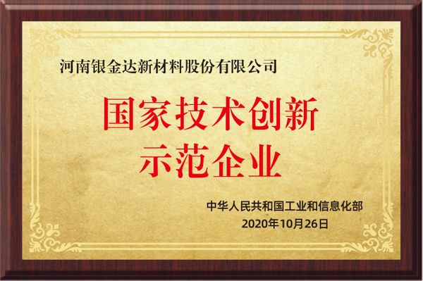 國家技術創新示范企業